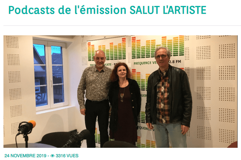 Podcasts de l'émission SALUT L'ARTISTE