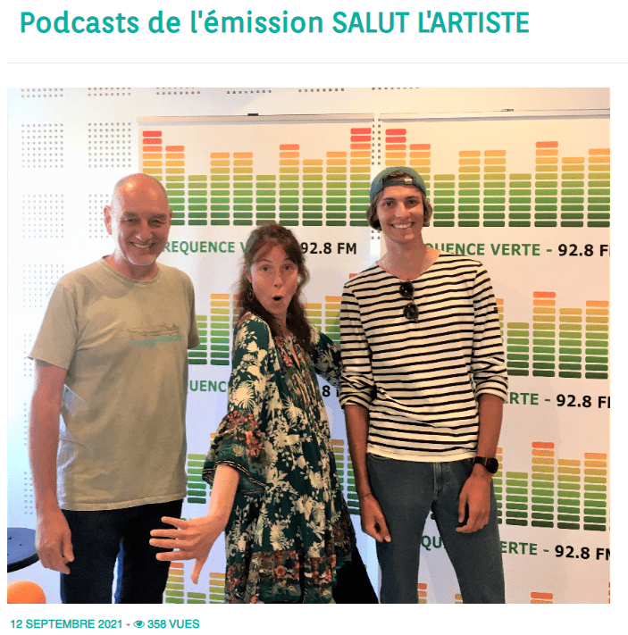 Podcasts de l'émission SALUT L'ARTISTE